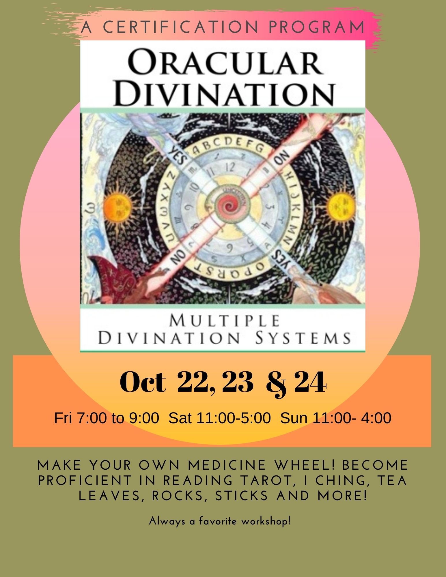 Oracular Divination Flyer