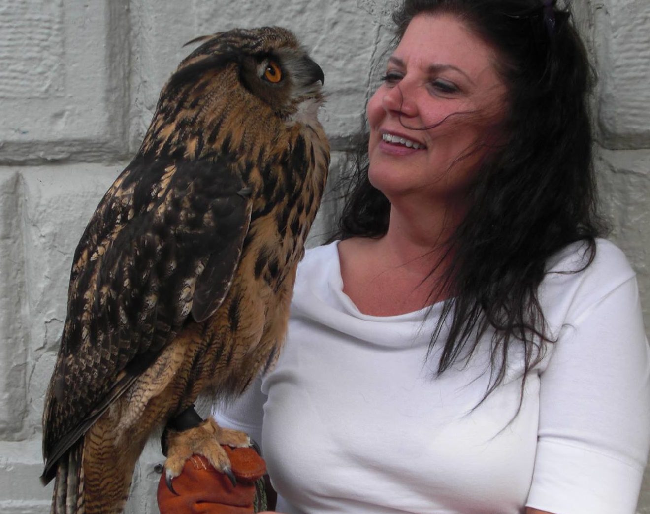 Susan Morgan and Owl